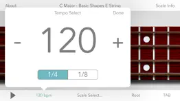 scales for bass guitar iPhone Captures Décran 4