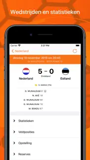 oranje - alle wedstrijden iphone capturas de pantalla 3