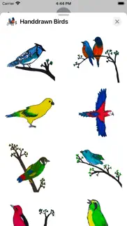 handdrawn birds iphone resimleri 1