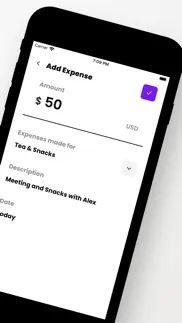 simple expense tracker app iphone resimleri 2