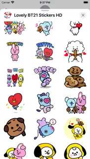 lovely bt21 stickers hd iphone images 1