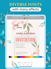 invitation maker -party invite ipad resimleri 1