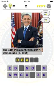 us presidents and history quiz iphone resimleri 1