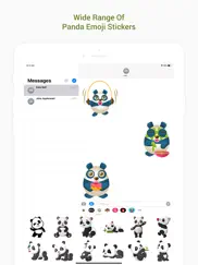 panda emoji stickers - pack ipad images 3