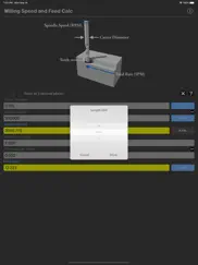 milling speed and feed calc ipad images 2