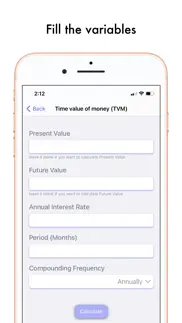 easy calculator financial calc iphone resimleri 2