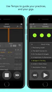 tempo - metronome with setlist iphone resimleri 3