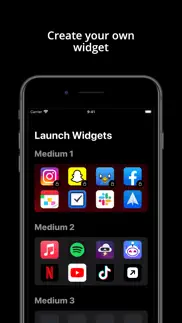 launch widgets iphone resimleri 1