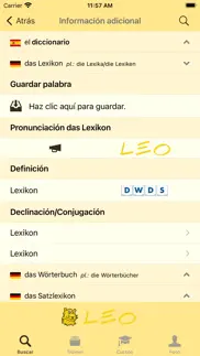 diccionario leo iphone capturas de pantalla 3
