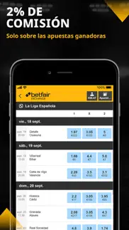 betfair exchange - apuestas iphone capturas de pantalla 2