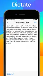 voice memo, voice to texts app iphone images 3