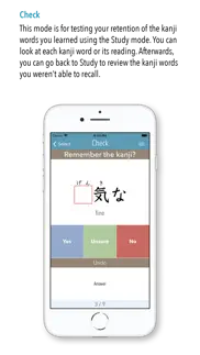 genki kanji for 3rd ed. iPhone Captures Décran 4