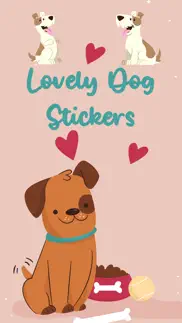 lovely dog stickers pack iphone images 1