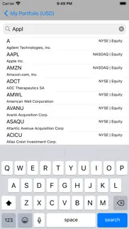 portfolio - monitor stocks iphone capturas de pantalla 3