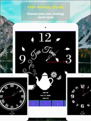 analog clock ~ stand face time ipad images 4