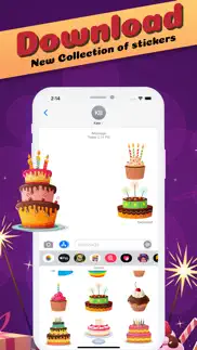 birthday cake stickies iphone images 3