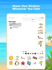 summer beach emojis ipad images 3