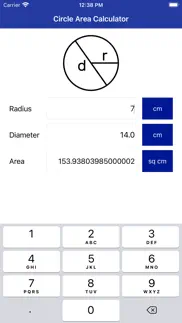 circle area calculator pro iphone images 1