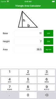 triangle area calculator pro iphone images 1