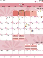 calendario womanlog pro ipad capturas de pantalla 2