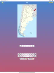 argentina: provinces map quiz ipad images 1