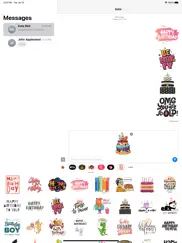 elegant birthday stickers ipad images 3