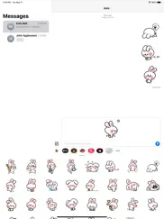 emo bunny stickers ipad images 2