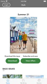 walk magazine iPhone Captures Décran 1