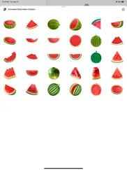 animated watermelon stickers ipad images 1