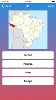 brazil: states map quiz game iphone images 3