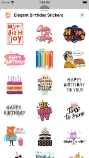 elegant birthday stickers iphone images 2
