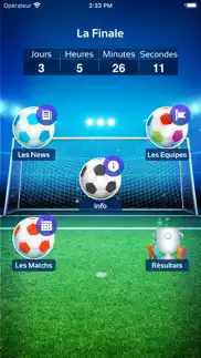 euro football 2020 en direct iPhone Captures Décran 1