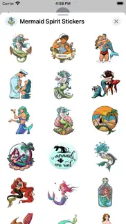 mermaid spirit stickers iphone images 2