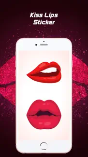 sexy kiss lips stickers iphone images 1
