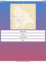 bolivia: provinces map quiz ipad images 3