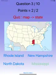 usa geography - the 50 states ipad images 2