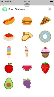food stickers for imessage iphone images 1