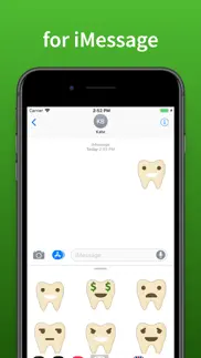 tooth emojis stickers for text iphone images 3