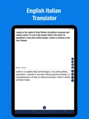 english to italian translator. ipad images 1