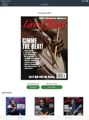 living blues magazine iPad Captures Décran 1
