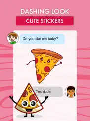 pizza and french fries sticker ipad images 3