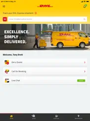 dhl express mobile app ipad images 1