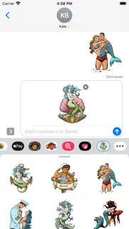 mermaid spirit stickers iphone images 1