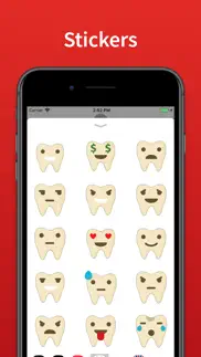tooth emojis stickers for text iphone resimleri 1