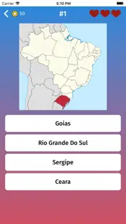 brazil: states map quiz game iphone images 2