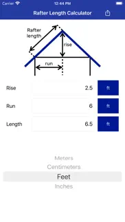 rafter length calculator iphone images 4