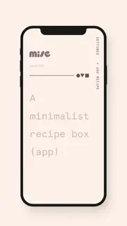 mise: a minimalist recipe box iphone images 2