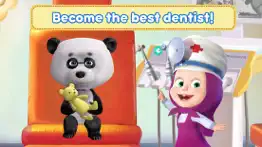 masha and the bear dentist iphone images 2