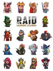pack de stickers de raid ipad capturas de pantalla 1