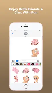 adorable piggy pig stickers iphone images 4